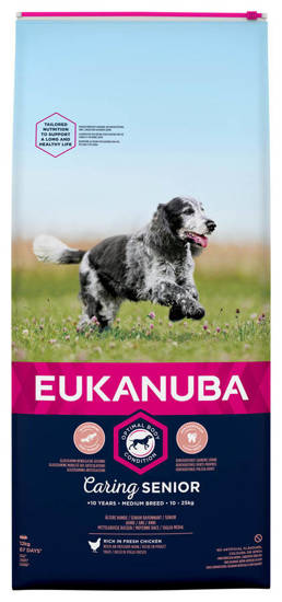 Picture of Eukanuba Caring Senior Medium Breed Chicken - 12kg