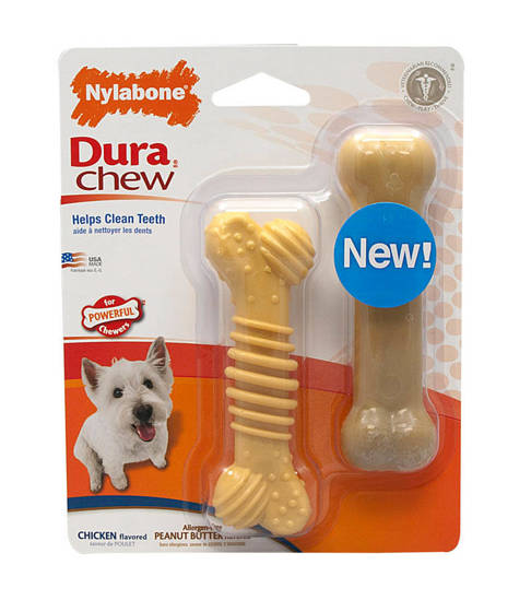 Picture of Nylabone Puppy Bone Chicken Texture - Regular