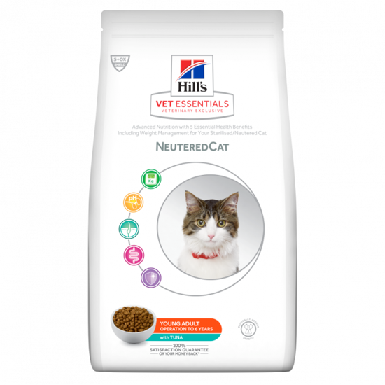 Picture of Hills Vet Essentials Feline Neutered Tuna 3kg