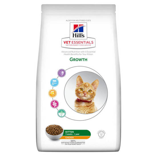 Picture of Hills Vet Essentials Growth Feline Kitten 1.5kg